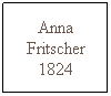 Text Box: Anna Fritscher 1824

